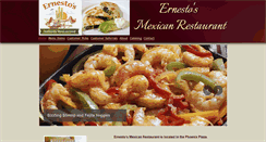 Desktop Screenshot of ernestosmexicanstg.com